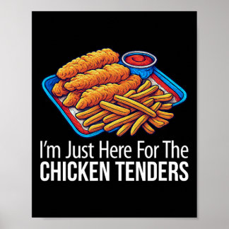 Ik ben hier alleen voor de kipnuggets -  poster