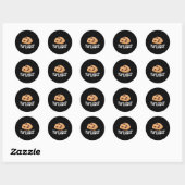 Ik ben hier alleen voor de koekjes ronde sticker (Vel)