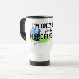 Ik ben hier alleen voor de marcherende band Blue S Reisbeker