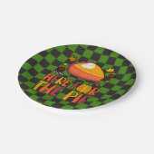 Ik ben hier alleen voor de Pie: grappige Thanksgiv Papieren Bordje (Gekanteld)