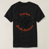 Ik ben hier alleen voor de Savasana Shavasana M T-shirt (Design voorkant)