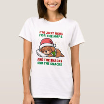 Ik ben hier alleen voor de slaapjes en snacks Cute