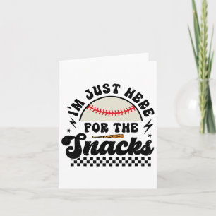 Ik ben hier alleen voor de Snacks Bysebyll Sister  Kaart