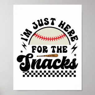 Ik ben hier alleen voor de Snacks Bysebyll Sister Poster