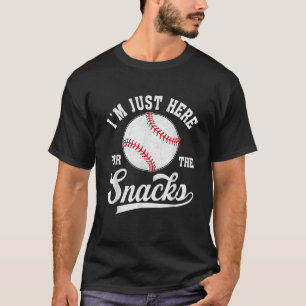 Ik ben hier alleen voor de snacks Funny Fantasy ho T-shirt