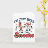 Ik ben hier alleen voor de snacks van Bysebyll Lov Kaart (Gele Bloem)