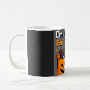 Ik ben hier alleen voor de snoep grappige Hallowee Koffiemok