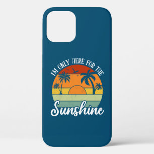 Ik ben hier alleen voor de Sunshine, Summer Vibes Case-Mate iPhone Case