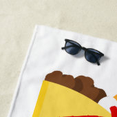 Ik ben hier alleen voor de Tacos Funny Strandlaken (In situ)