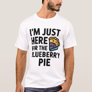 Ik ben hier alleen voor de Thanksgiving met blauwe T-shirt
