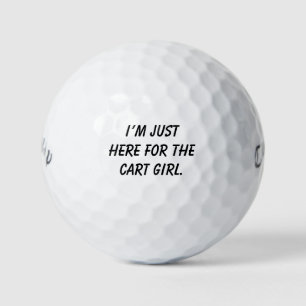 'Ik ben hier alleen voor de winkelwagenmeisje' gra Golfballen