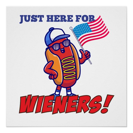 Ik ben hier alleen voor de winners tshirt |Onafhan Perfect Poster (Voorkant)