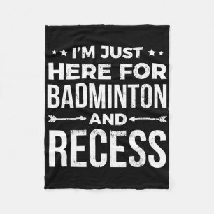 Ik ben hier alleen voor een leuk reces studentenca fleece deken