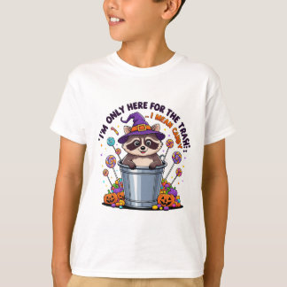 Ik ben hier alleen voor het afval, ik bedoel Candy T-shirt
