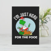 Ik ben hier alleen voor het eten  kaart (Staand voorkant)