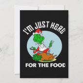 Ik ben hier alleen voor het eten  kaart (Achterkant)