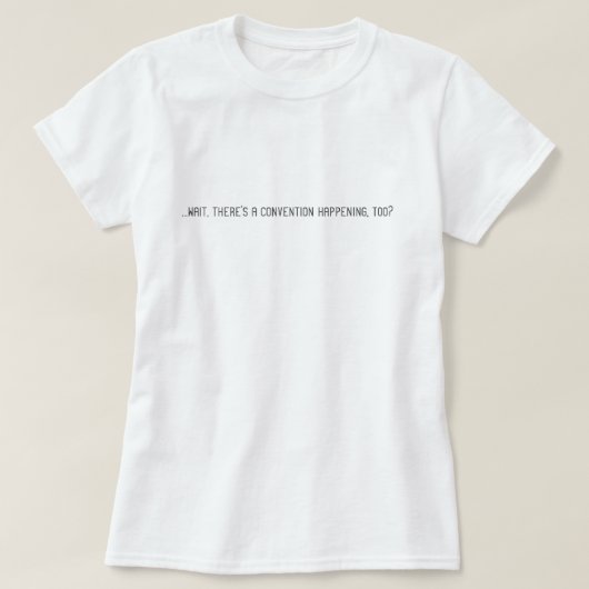 Ik ben hier alleen voor het eten. (licht) t-shirt (Design voorkant)