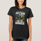 Ik ben hier alleen voor het gras Grasmaaier Ameri T-shirt (Voorkant)