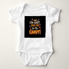 Ik ben hier alleen voor het snoep! Halloween bodys Romper