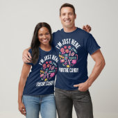 Ik ben hier alleen voor het snoep t-shirt (Unisex)
