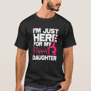 Ik ben hier alleen voor mijn flippers. t-shirt
