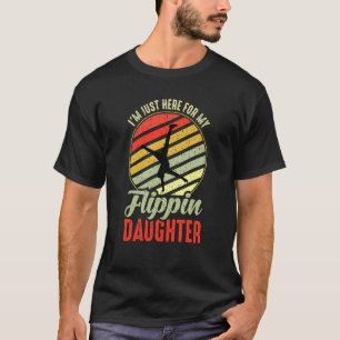 Ik ben hier alleen voor m'n flippers. t-shirt