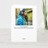 Ik ben hier als je me nodig hebt, alleen Holla Kaart (Achterkant)