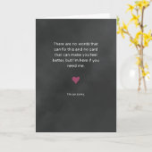 Ik ben hier als je me nodig hebt kaart (Gele Bloem)