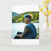 Ik ben hier als je me nodig hebt kaart (Gele Bloem)