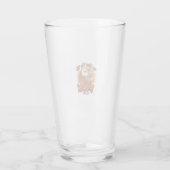 Ik ben hier Boos Halloween Geest Drink Spinnenweb Glas (Achterkant)