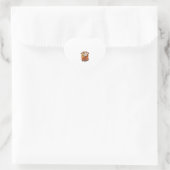Ik ben hier Boos Halloween Geest Drink Spinnenweb Hart Sticker (Tas)