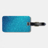 Ik ben hier buiten | Funny Glitter Style Bagagelabel (Achterkant horizontaal)