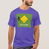Ik ben hier buiten t-shirt (Voorkant)