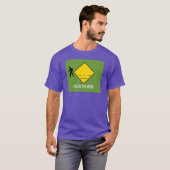 Ik ben hier buiten t-shirt (Voorkant volledig)