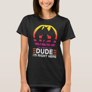 Ik ben hier Cryptozoology Mothman. T-shirt
