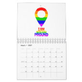 Ik ben hier en ben trots op LGBT Kalender (Mar 2027)