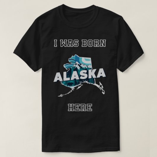 Ik ben hier geboren, Alaska T-shirt (Design voorkant)