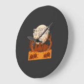 Ik ben hier gewoon Boos Halloween Kinderen Silhoue Grote Klok (Hoek)