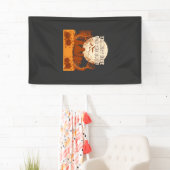 Ik ben hier gewoon Boos Halloween Kinderen Silhoue Spandoek (Insitu)