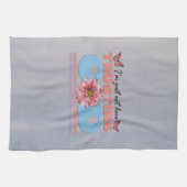 Ik ben hier gewoon om God Kitchen Towel te vertrou Theedoek (Horizontaal)