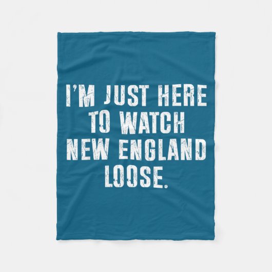Ik ben hier gewoon om New England grappig te zien Fleece Deken (Voorkant)