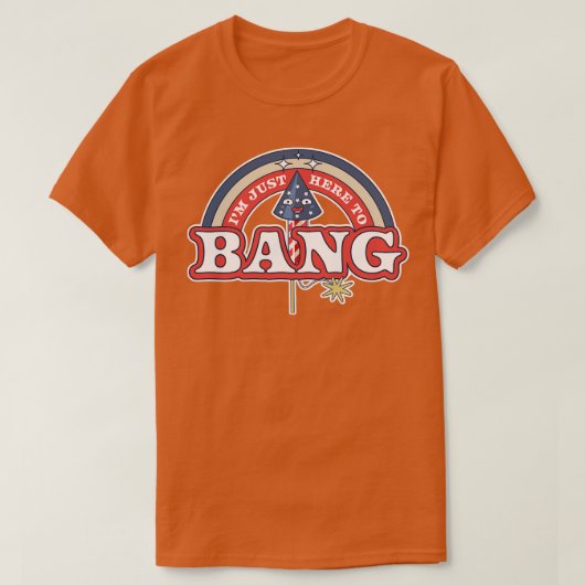 Ik Ben Hier Gewoon Om Te Bangen T-shirt (Design voorkant)