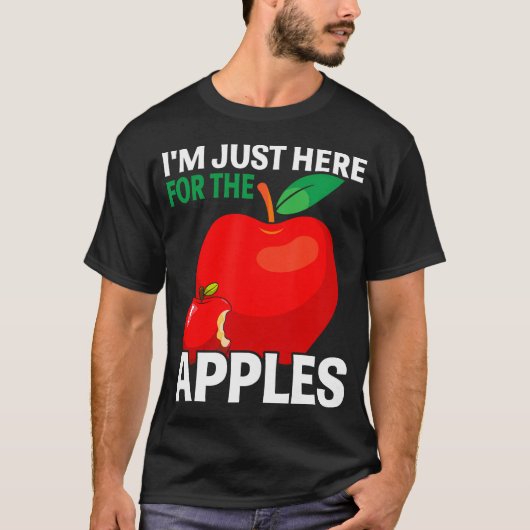 IK BEN HIER GEWOON VOOR DE T-SHIRT (Voorkant)