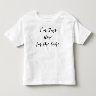 Ik Ben Hier Gewoon voor de Taart Kinder Shirts