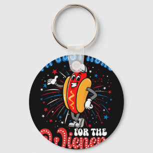 Ik Ben Hier Gewoon Voor De Wieners Vuurwerk Hot Do Sleutelhanger