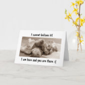 IK BEN HIER / JIJ BENT ER - IK MIS 'JIJ' KAART (Gele Bloem)