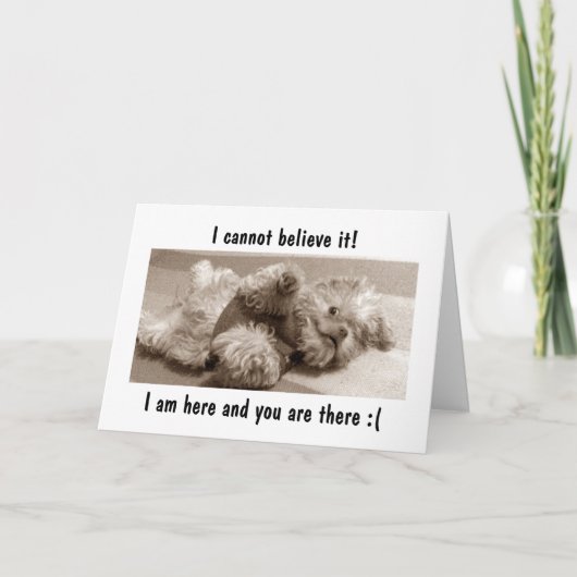 IK BEN HIER / JIJ BENT ER - IK MIS 'JIJ' KAART (Voorkant)