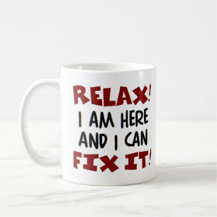 ik ben hier koffie - mok