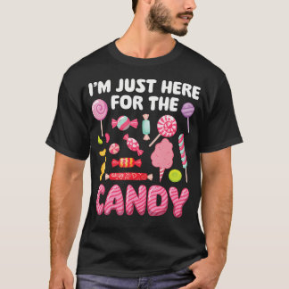 Ik Ben Hier Maar Voor De Snoep - Lolly Snoep Liefh T-shirt