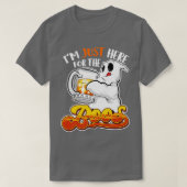 Ik ben hier net de bodes grappny Halloween T-shirt (Design voorkant)